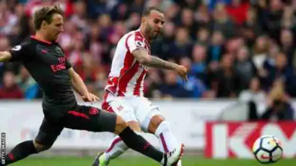 Premier League!! Arsenal Boss Wenger ‘Angry’ With Referee After Disallowed Goal Against Stoke City